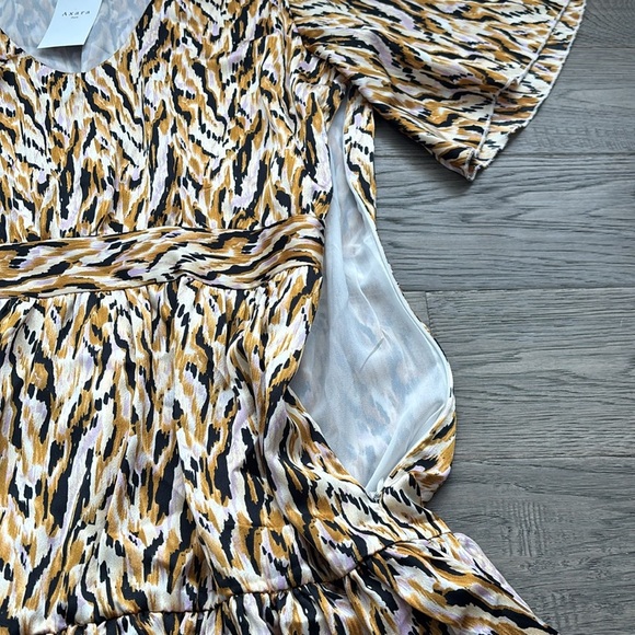 Axara Paris | Colourful splat printed flowy dress / New with tags Size M - Picture 10 of 14